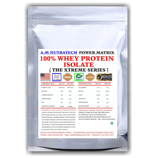 A.M Nutratech 100% Whey Protein Isolate The Xtreme Series - Classic Derma