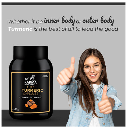 Ayukarma Pure Turmeric Capsule (60 Each)