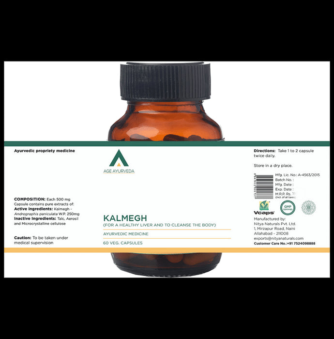 Age Ayurveda Kalmegh Veg Capsule