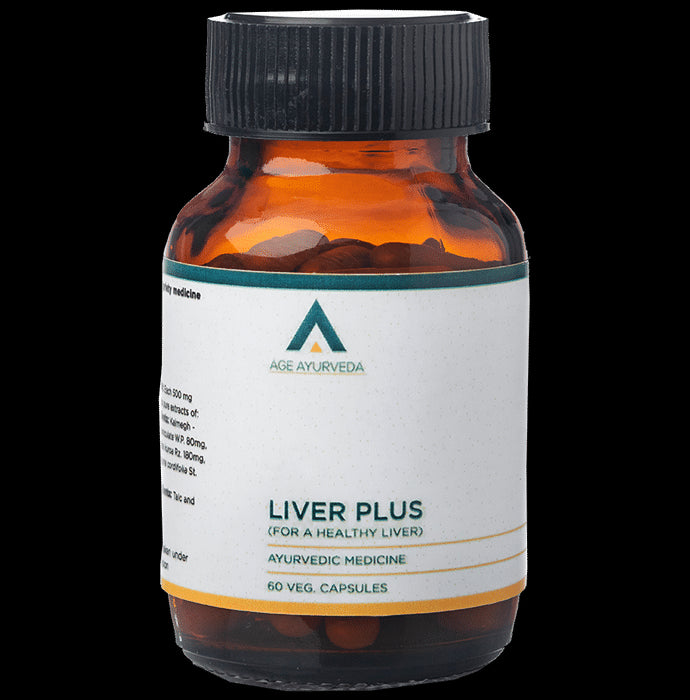 Age Ayurveda Liver Plus Veg Capsule - Classic Derma
