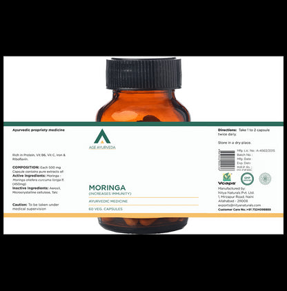 Age Ayurveda Moringa Veg Capsule