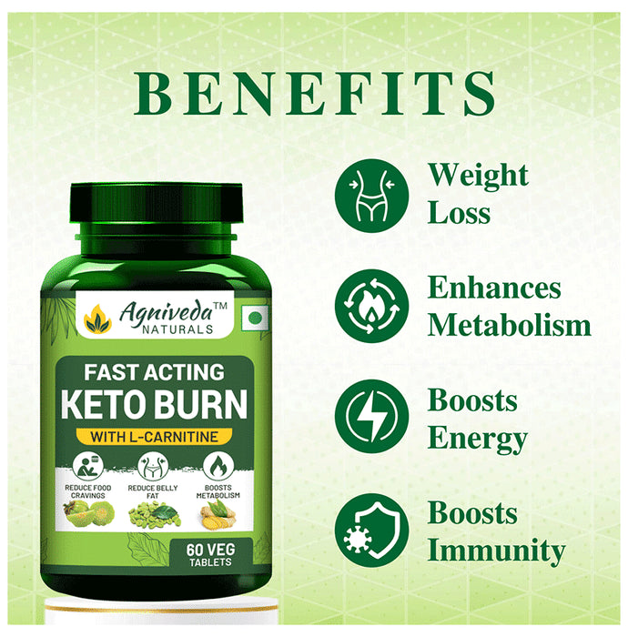 Agniveda Naturals Keto Burn Veg Tablet