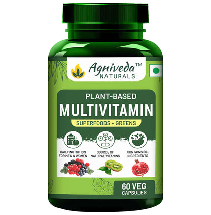Agniveda Naturals Multi Vitamin Veg Capsule - Classic Derma