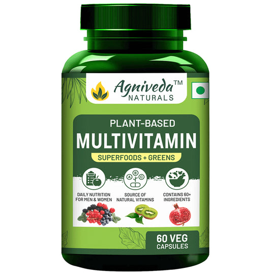 Agniveda Naturals Multi Vitamin Veg Capsule - Classic Derma