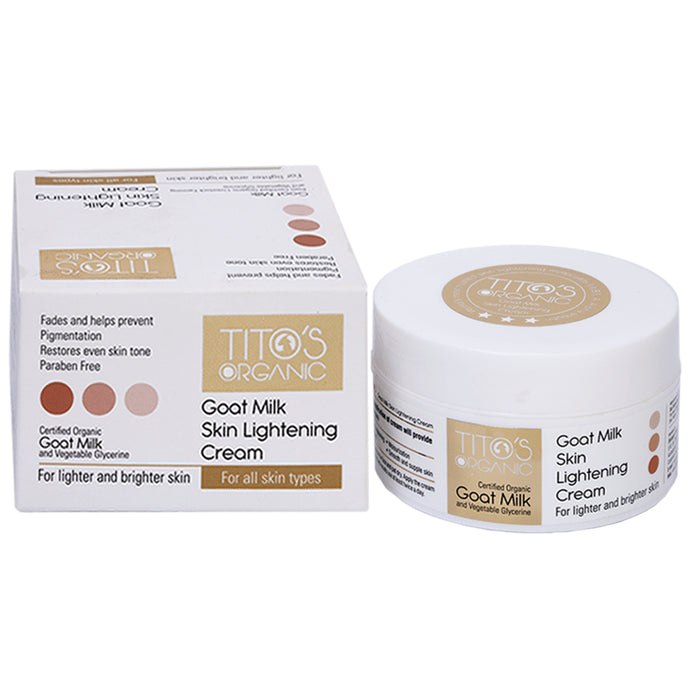 Tito's Organic Goat Milk Skin Lightening Cream - Classic Derma