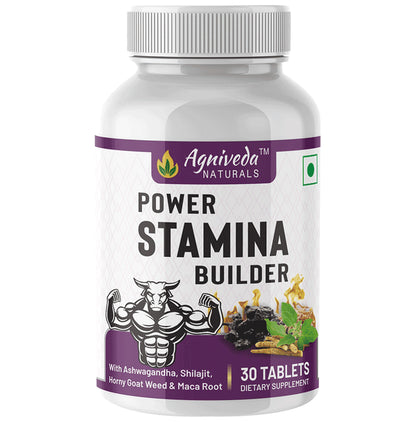 Agniveda Naturals Power Stamina Builder Tablet - Classic Derma