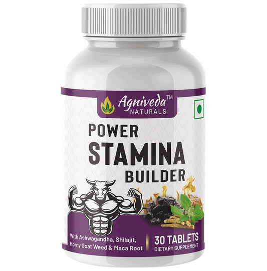 Agniveda Naturals Power Stamina Builder Tablet - Classic Derma