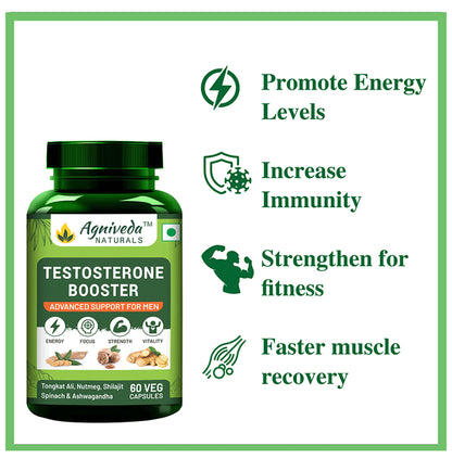 Agniveda Naturals Testosterone Booster Veg Capsule