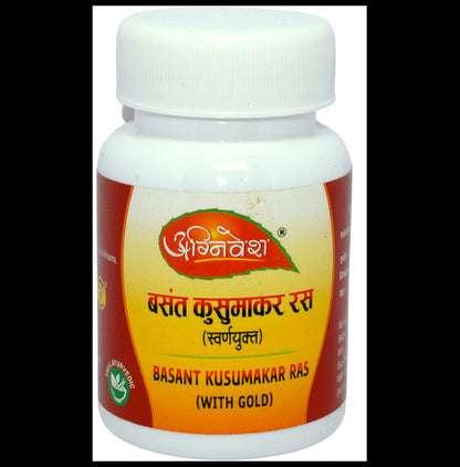 Agnivesh Basant Kusumakar Ras (with Gold) Tablet