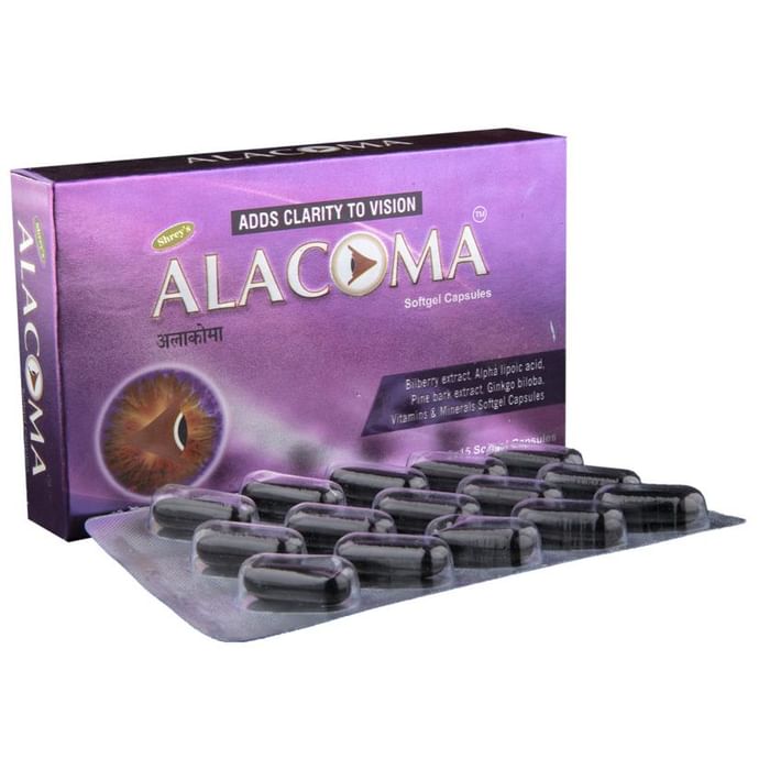 Shrey's Alacoma Softgel Capsules - Classic Derma