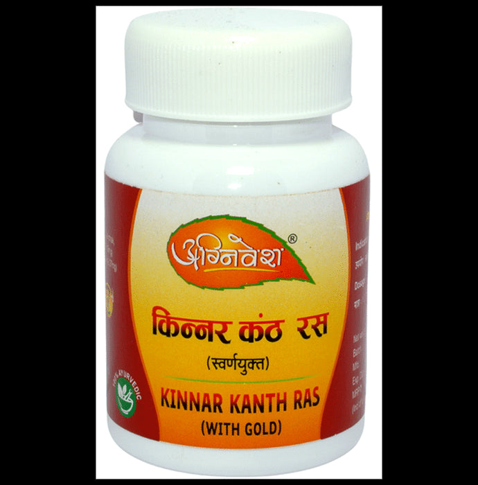 Agnivesh Kinnar Kanth Ras (with Gold) Tablet - Classic Derma