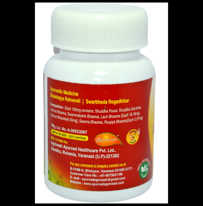 Agnivesh Kinnar Kanth Ras (with Gold) Tablet