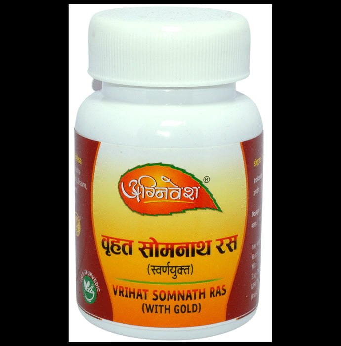 Agnivesh Vrihat Somnath Ras (with Gold) Tablet - Classic Derma
