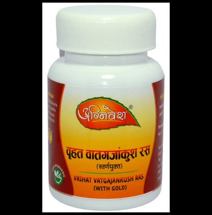 Agnivesh Vrihat Vatgajankush Ras (with Gold) Tablet - Classic Derma