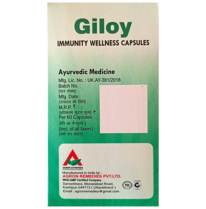 Agron Ayurveda Giloy Capsule
