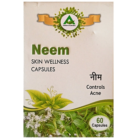 Agron Ayurveda Neem Skin Wellness Capsule - Classic Derma