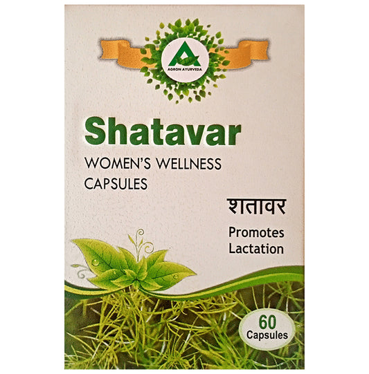 Agron Ayurveda Shatavar Women's Wellness Capsule - Classic Derma