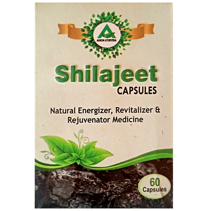 Agron Ayurveda Shilajeet Capsule - Classic Derma