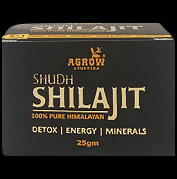 Agrow Shudh Shilajit Buy 1 Get 1 Free - Classic Derma