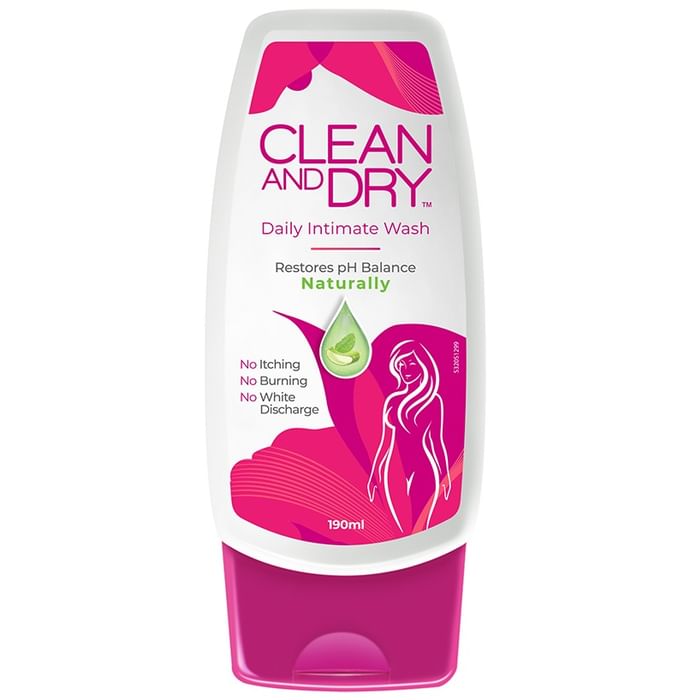 Clean and Dry Women's Daily Intimate Wash | Restores pH Balance - Classic Derma