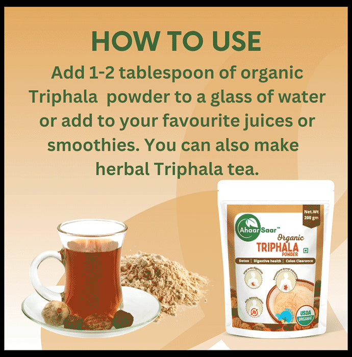 Ahaar Saar Organic Triphala Powder