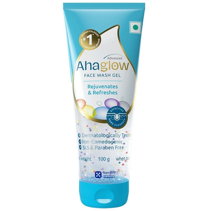 Ahaglow Advanced Skin Rejuvenating Face Wash | Effective Pore Cleanser | SLS & Paraben-Free Face Care Product - Classic Derma