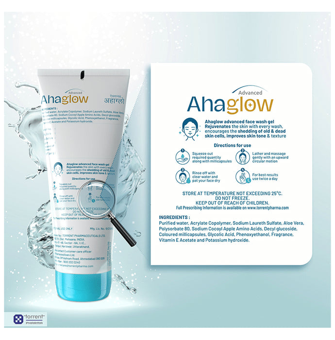 Ahaglow Advanced Skin Rejuvenating Face Wash Gel