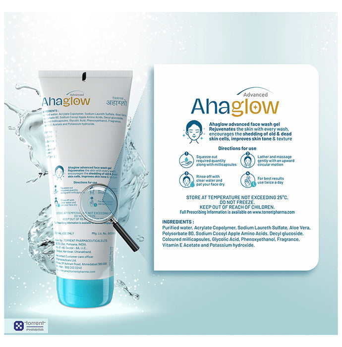 Ahaglow Advanced Skin Rejuvenating Face Wash Gel