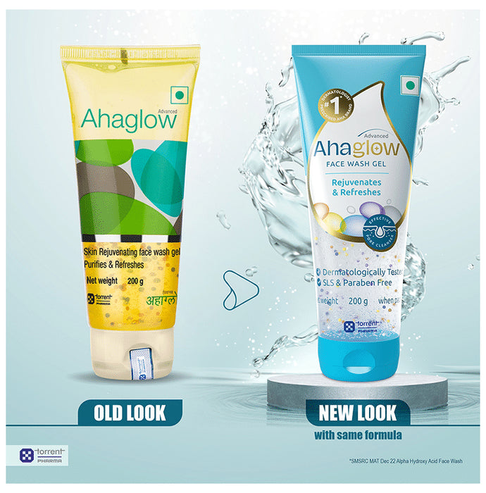Ahaglow Advanced Skin Rejuvenating Face Wash Gel