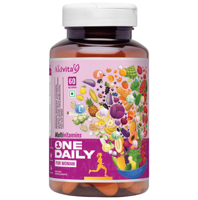 Aidvita Multivitamins One Daily for Woman Veg Tablet - Classic Derma