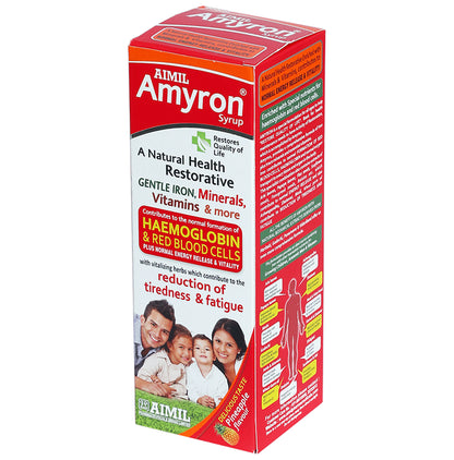 Aimil Amyron Syrup | Promotes Haemoglobin Formation, Reduces Tiredness & Fatigue - Classic Derma