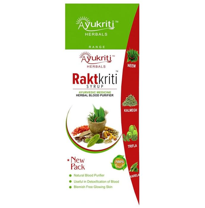 Ayukriti Herbals Raktkriti Syrup - Classic Derma