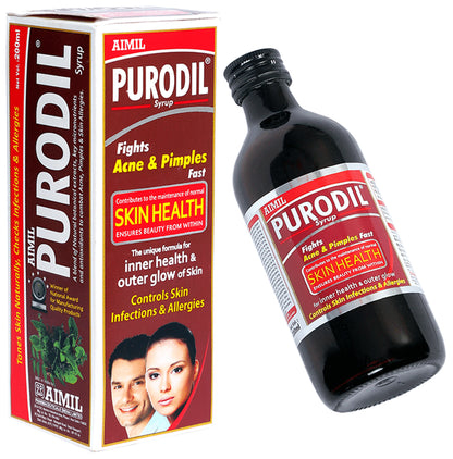 Aimil Purodil Syrup | Fights Acne & Pimples | Controls Skin Infections & Allergies