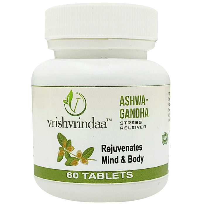 Vrishvrindaa Care Ashwagandha Stress Releiver Tablet - Classic Derma