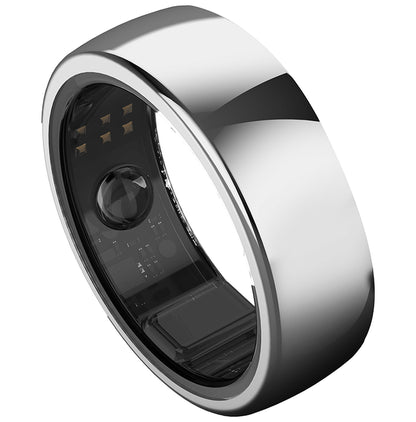 Aabo X1 Titanium Built IP68 Smart Ring Silver 11 - Classic Derma
