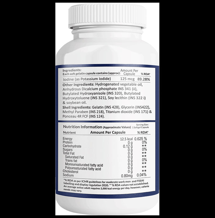 AIWO Iodine 125mcg Capsule