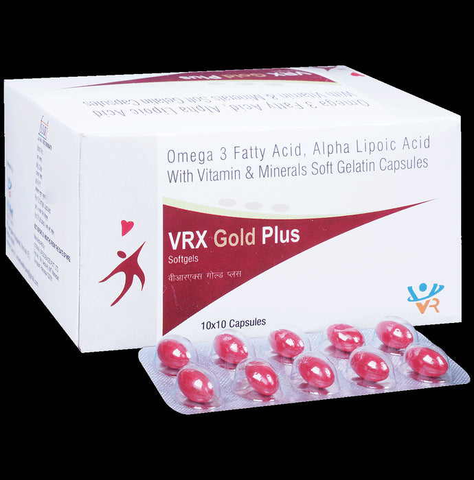 VRX Gold Plus Soft Gelatin Capsule - Classic Derma