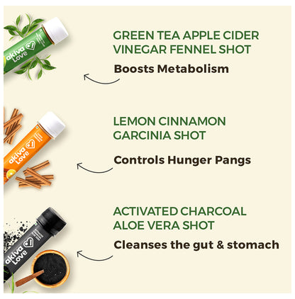 Akiva Love Assorted Super Shots (6 Bottles of 40ml Each)