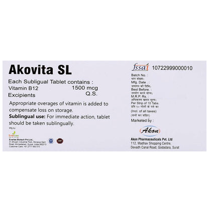 Akovita SL Tablet
