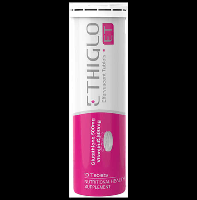 Ethiglo ET with Glutathione & Vitamin C for Skin Health | Effervescent Tablet - Classic Derma