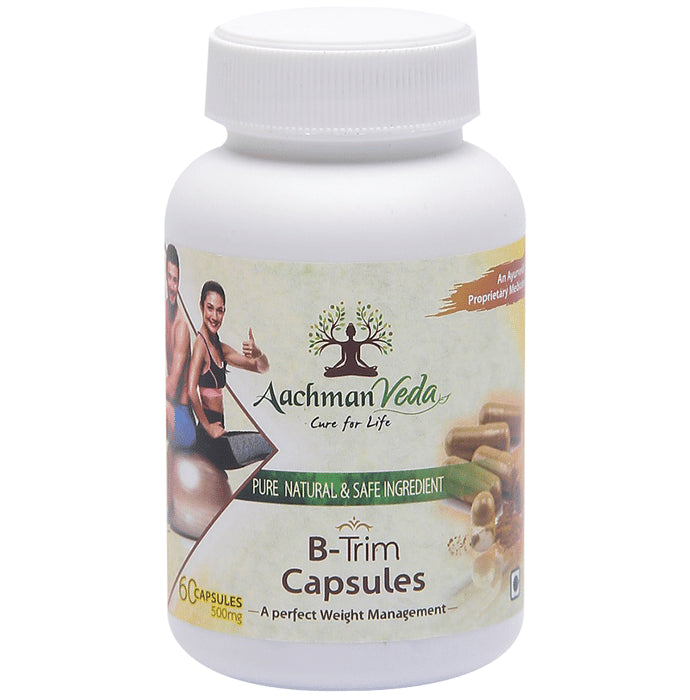 Aachman Veda A Perfect Weight Management B-Trim 500mg Capsule (60 Each)