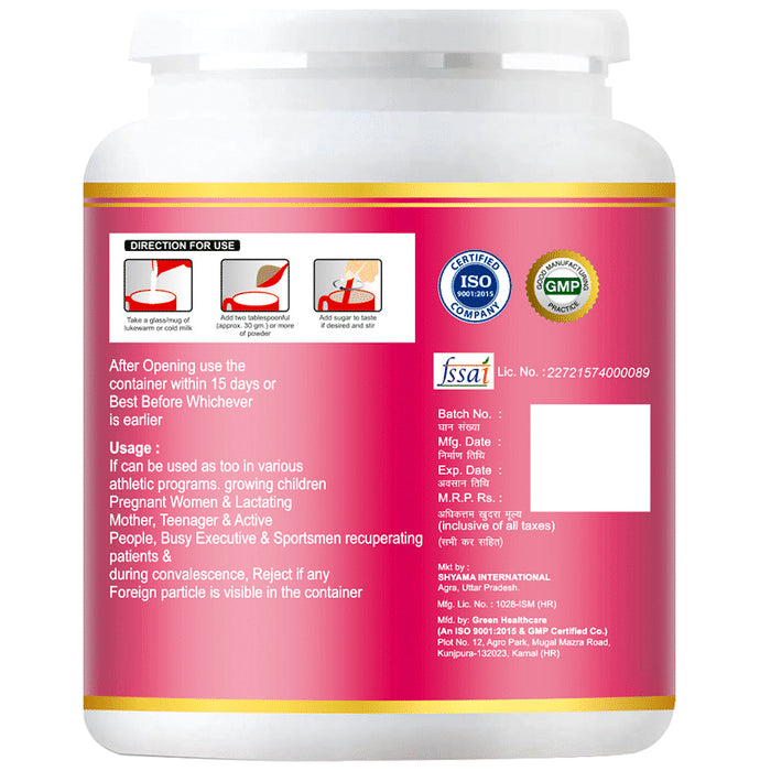 Aktive Herbals Women's Weight Gainer Protein Powder with Multivitamins & Minerals