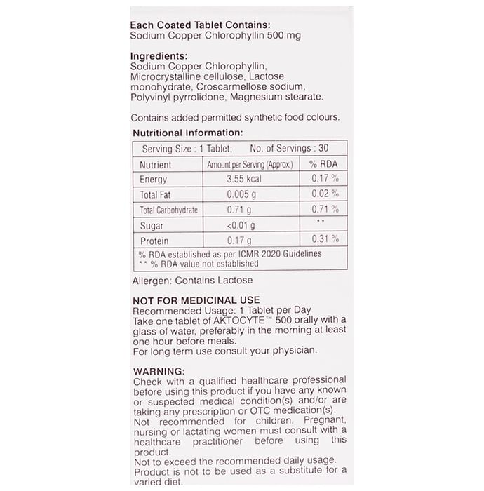 Aktocyte 500 Tablet
