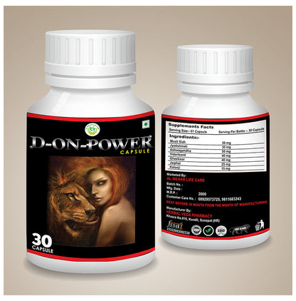 Al Mehar Life Care D-On-Power Capsule