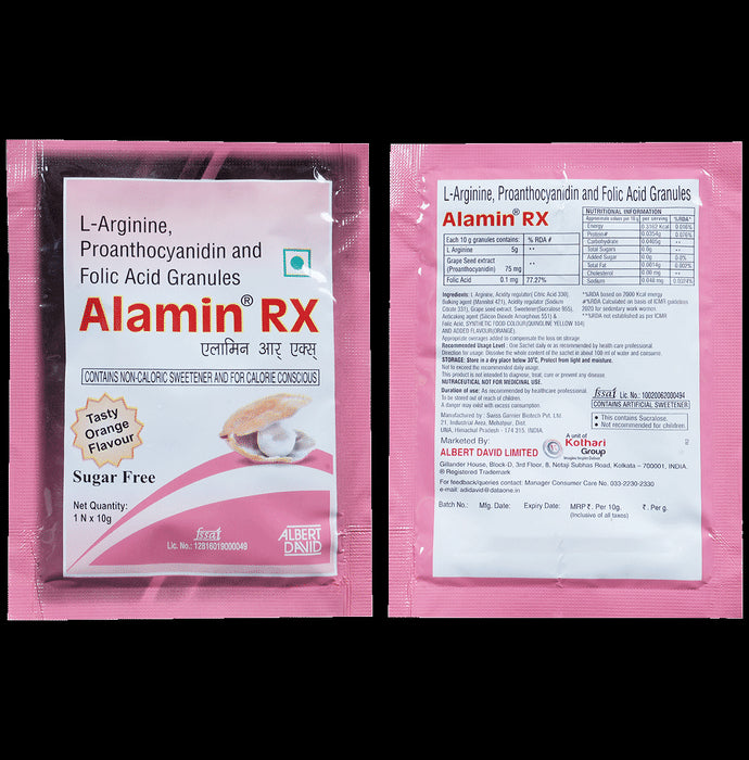Alamin RX Granules Orange Sugar Free - Classic Derma