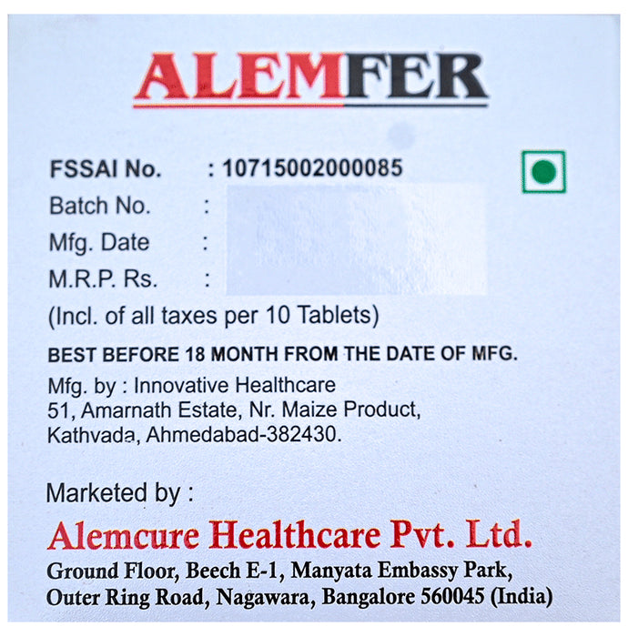 Alemfer Tablet