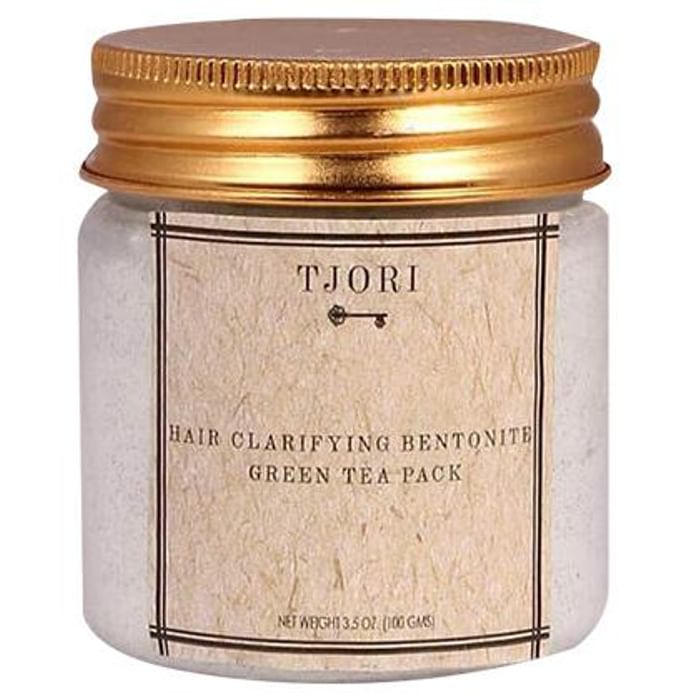 Tjori Hair Pack Hair Clarifying Bentonite Green Tea - Classic Derma