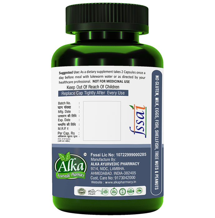 Alka Ayurvedic Pharmacy Calcium + Vitamin D3 Veg Capsule