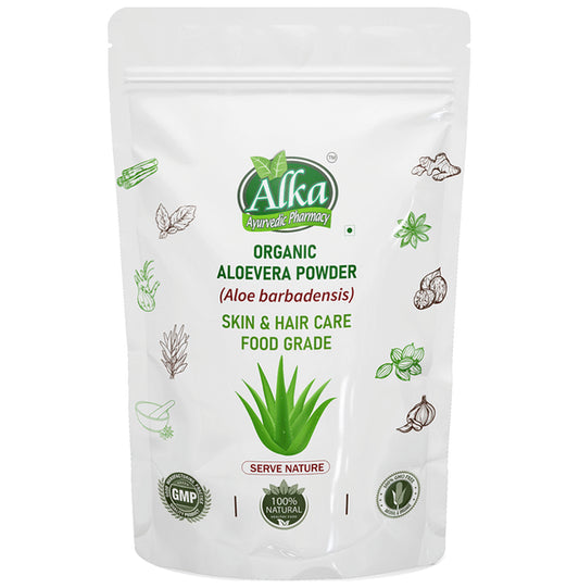 Alka Ayurvedic Pharmacy Organic Aloevera Powder - Classic Derma