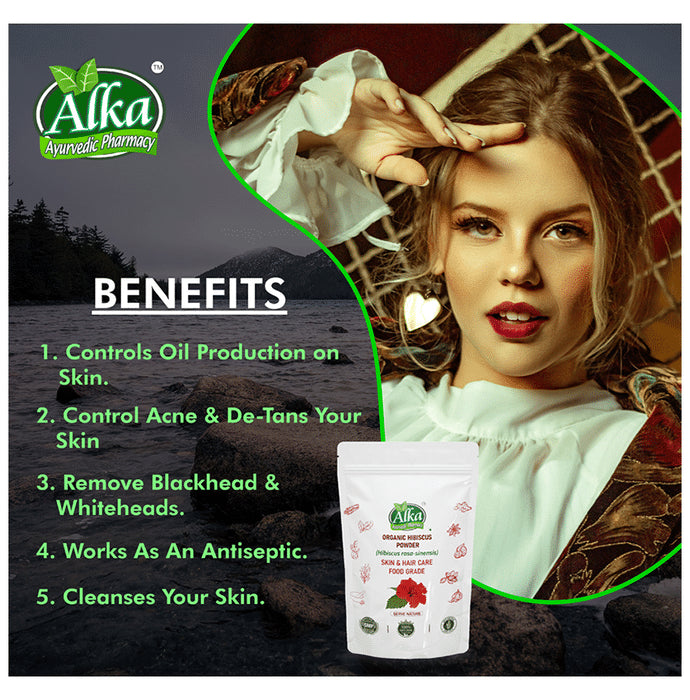Alka Ayurvedic Pharmacy Organic Hibiscus Powder